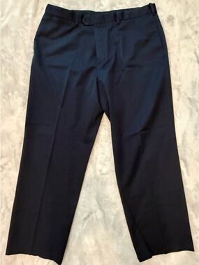 Perry Ellis Men's Dark Navy Dress Pants